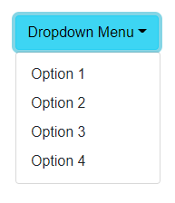 opened bootstrap dropdown in react